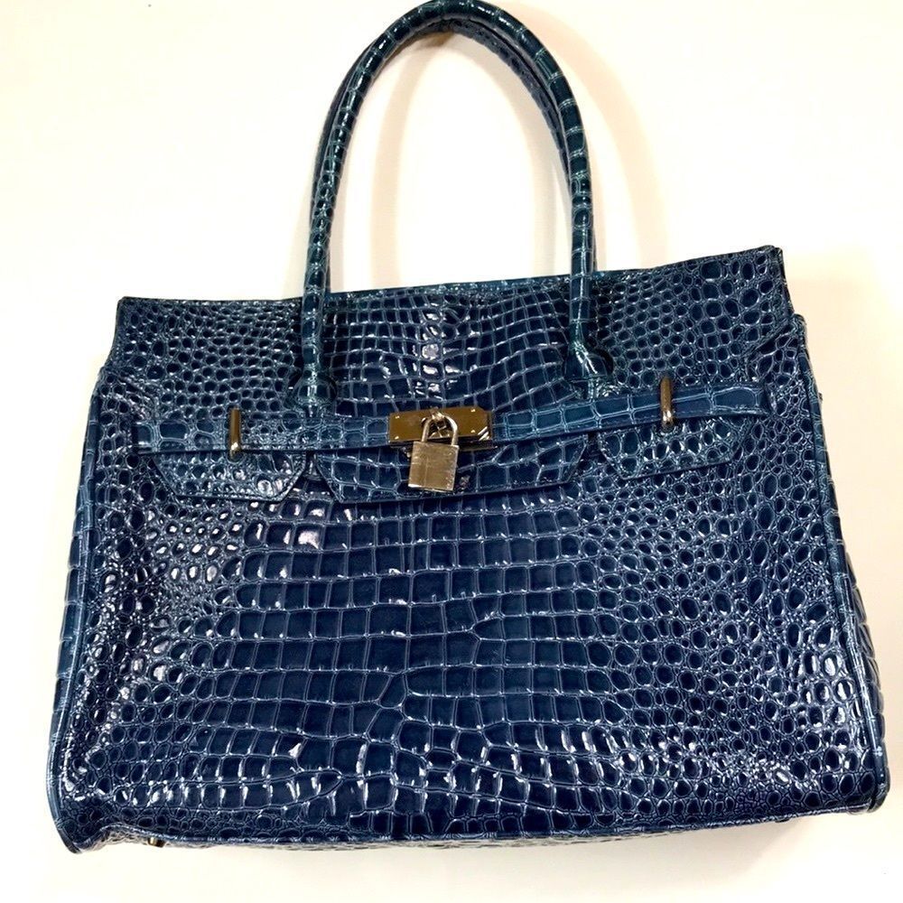 Hardy Amies Handbag Navy Blue.